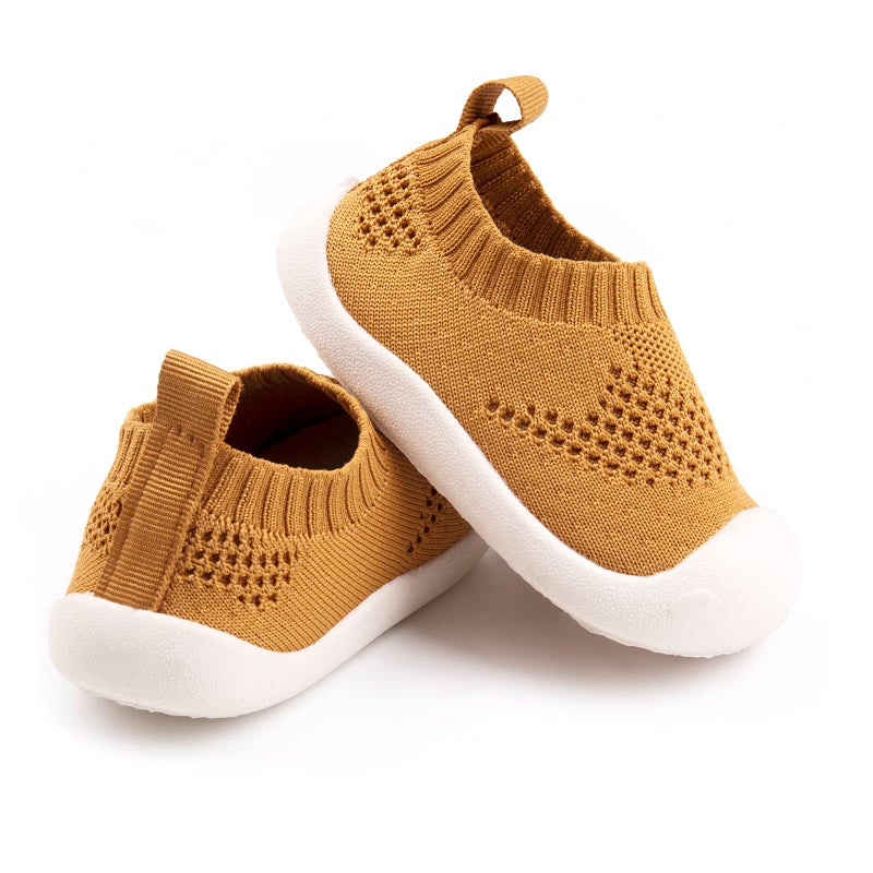 Charrost Toddler Mary Jane Shoes Classic Slip Ons with Modern Touch for Little Ladies Yellow 12-18 Months Size 6T - Image 1